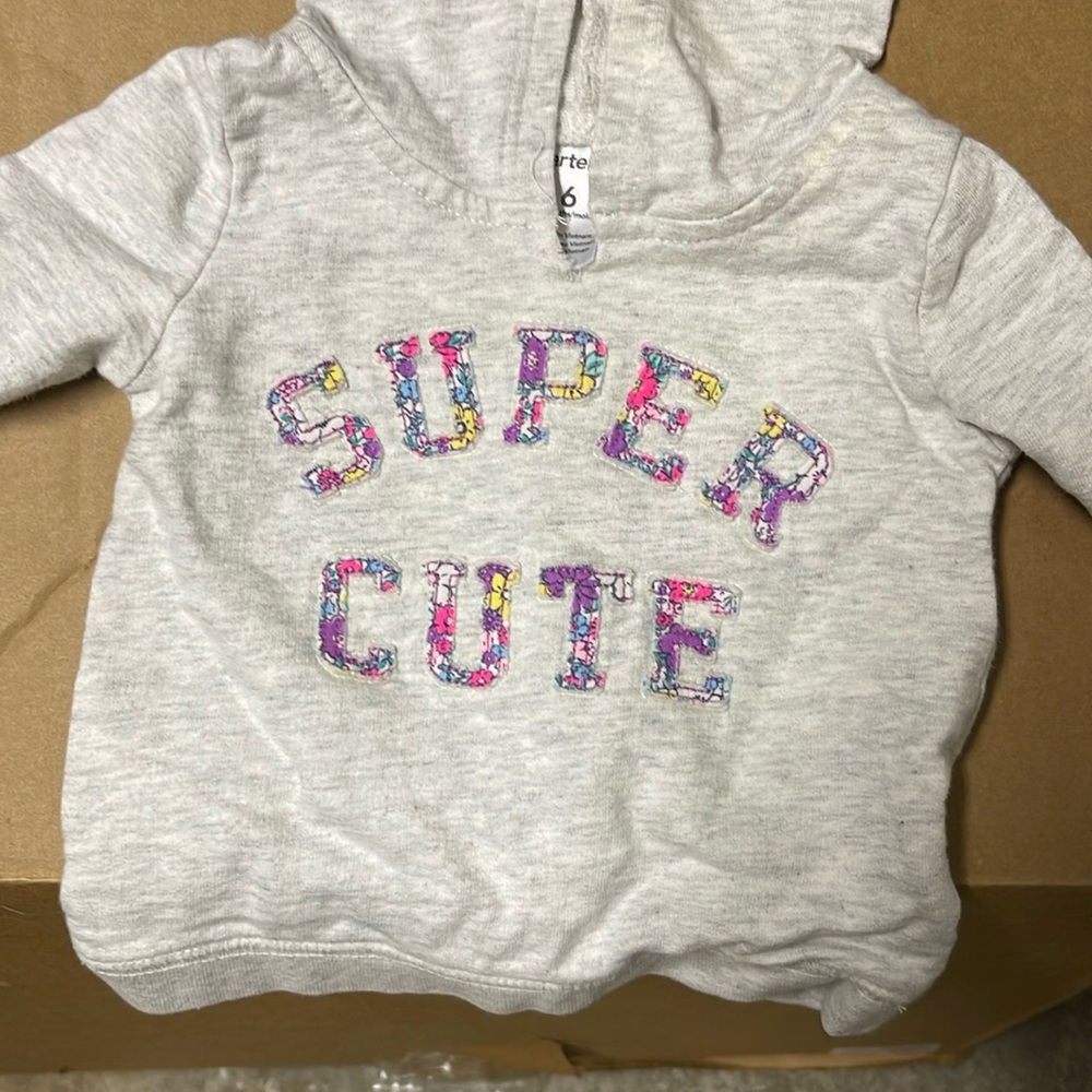 Carters girls hoody